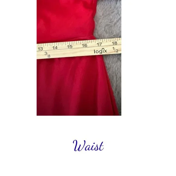 Talbots Red Knot Front Midi Dress Size 10 NWT - Picture 7 of 8